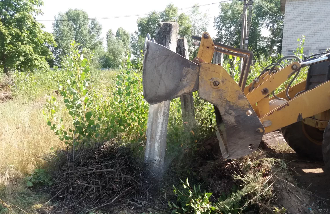 ТОВ «Автогран» - Демонтаж бетонных столбов Киевская область